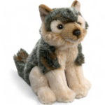 Plush Toy Wolf sitting