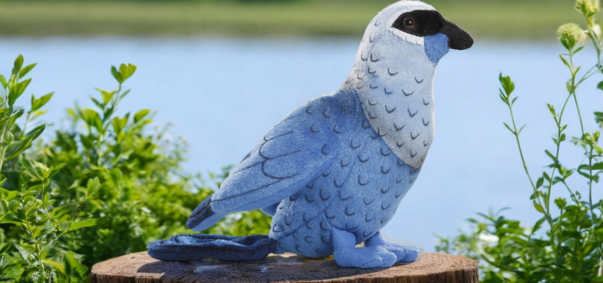Carl Dick Lappenkrähe Kokako – Plüschtier 18 Cm – Kuscheltier Aus Deutschland – Schwer Entflammbar, Antiallergisch & Waschbar – Höchste Sicherheitsstandards
