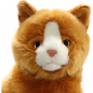 Preview: Cat sitting brown | soft toy | stuffed animal | plush toy