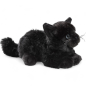 Preview: Cat lying black | soft toy | stuffed animal | plush toy