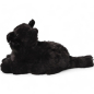 Preview: Cat lying black | soft toy | stuffed animal | plush toy
