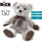 Preview: Teddy Bear nostalgic style with Bow in ruby red | soft toy | stuffed animal | plush toy