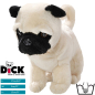 Preview: Pug standing | soft toy | stuffed animal | plush toy