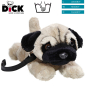 Preview: Pug Dog lying with lead | soft toy | stuffed animal | plush toy