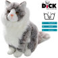 Preview: Plüschtier: Katze sitzend Maine Coon | Kuscheltier | Stofftier