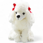 Preview: Poodle white sitting | soft toy | stuffed animal | plush toy