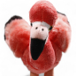 Preview: Plüschtier: Flamingo mit biegbaren Beinen | Kuscheltier | Stofftier