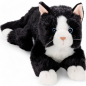 Preview: Cat lying black-white | soft toy | stuffed animal | plush toy
