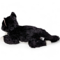 Preview: Cat lying black-white | soft toy | stuffed animal | plush toy