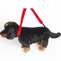 Preview: Dachshund Dog standing black as purse or hand bag | soft toy | stuffed animal | plush toy