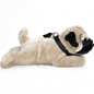 Preview: Pug Dog lying with lead | soft toy | stuffed animal | plush toy