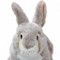 Preview: Plüschtier: Hase mit stehenden Ohren braun-beige | Kuscheltier | Stofftier