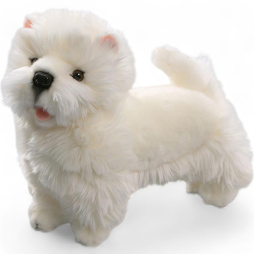 Plüschtier: Westie, West Highland Terrier stehend | Kuscheltier | Stofftier