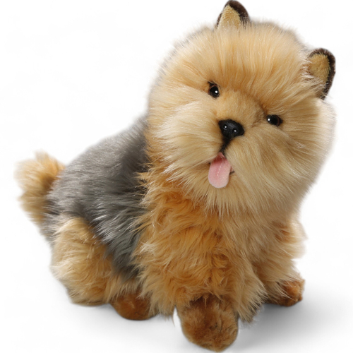 Plüschtier: Australischer Terrier sitzend | Kuscheltier | Stofftier