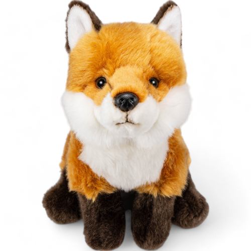 Plüschtier: Fuchs sitzend | Kuscheltier | Stofftier