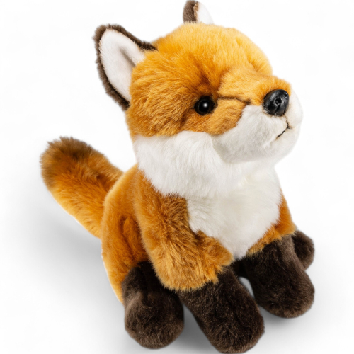 Plüschtier: Fuchs sitzend | Kuscheltier | Stofftier
