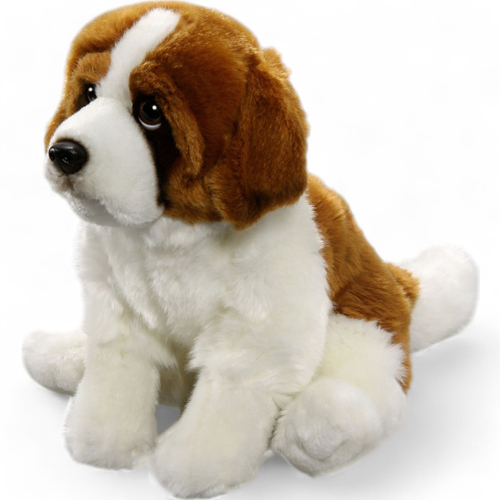 St. Bernard Dog sitting | soft toy | stuffed animal | plush toy