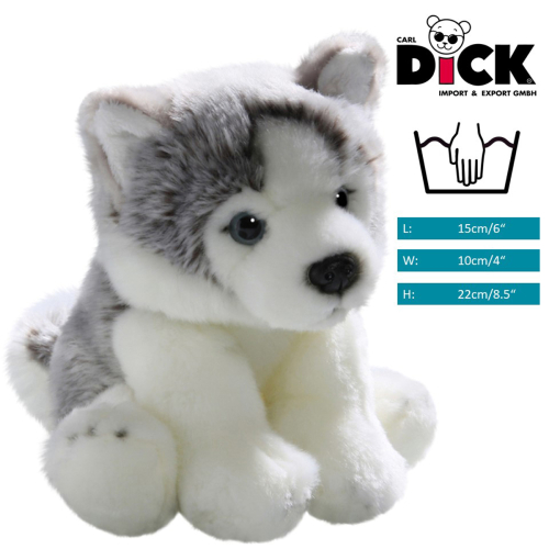Giant stuffed deals husky dog