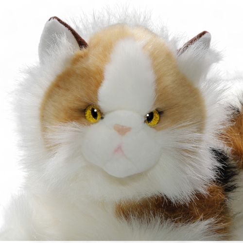 Cat Calico lying | soft toy | stuffed animal | plush toy