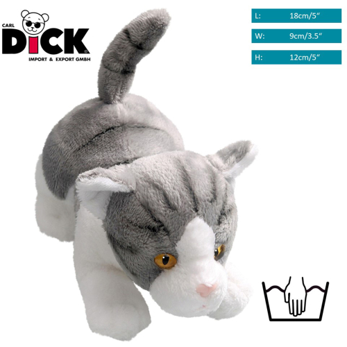 Cat grey | soft toy | stuffed animal | plush toy