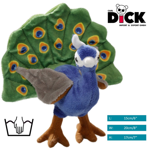 Plüschtier: Pfau | Kuscheltier | Stofftier