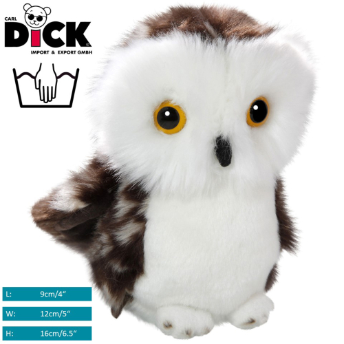Owl brown-white | soft toy | stuffed animal | plush toy