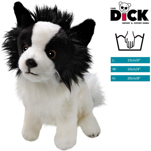 Chihuahua sitting black | soft toy | stuffed animal | plush toy