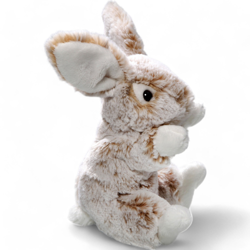 Plüschtier: Hase sitzend beige | Kuscheltier | Stofftier