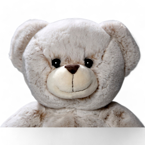 Plüschtier: Bär, Teddy sitzend superweich beige | Kuscheltier | Stofftier