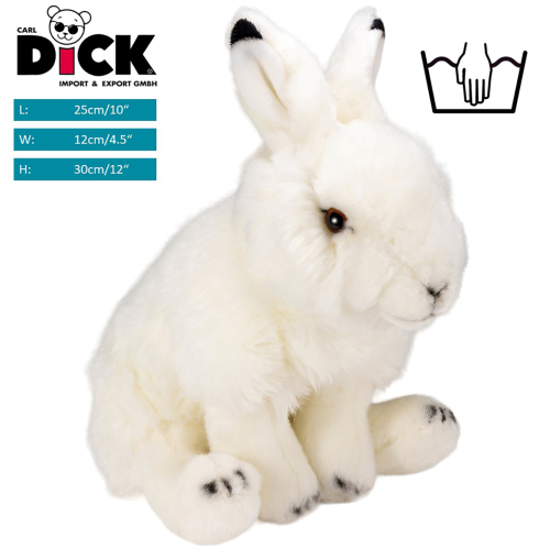 Rabbit Bunny sitting white | soft toy | stuffed animal | plush toy