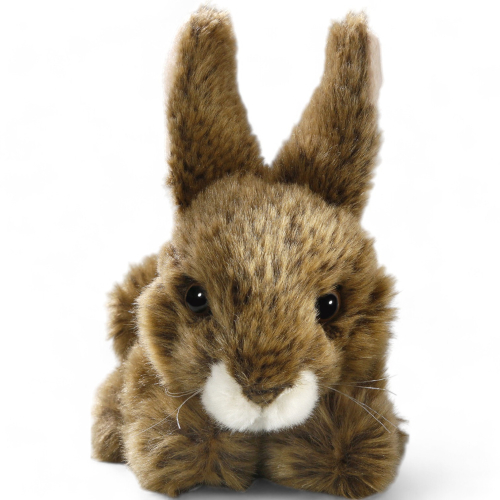 Plüschtier: Hase sitzend braun | Kuscheltier | Stofftier