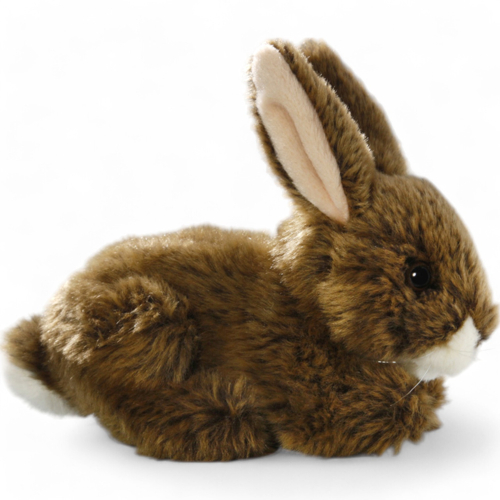 Plüschtier: Hase sitzend braun | Kuscheltier | Stofftier