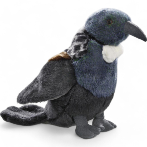 Plüschtier: Tui Vogel mit drehbaren Kopf | Kuscheltier | Stofftier