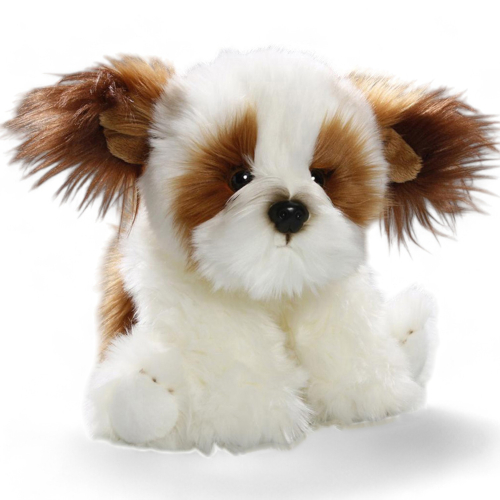 Plüschtier: Shih Tzu Hund sitzend | Kuscheltier | Stofftier