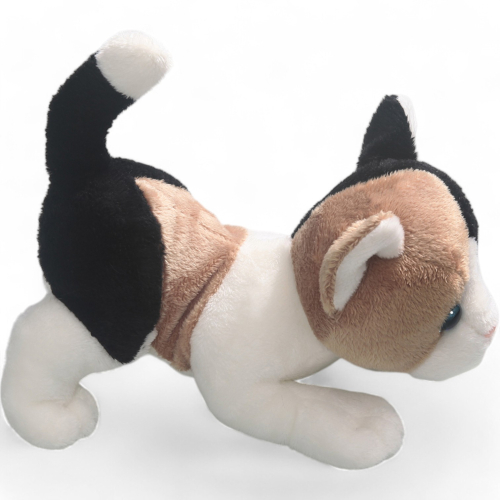 Plüschtier: Katze Calico schleichend | Kuscheltier | Stofftier