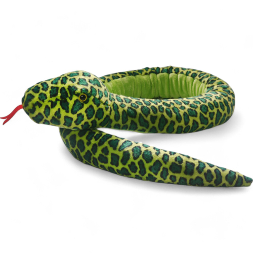 Snake green with rattle, Rattlesnake | soft toy | stuffed animal | plush toy
