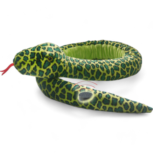 Snake green with rattle, Rattlesnake | soft toy | stuffed animal | plush toy
