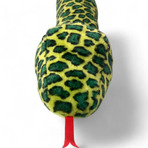 Snake green with rattle, Rattlesnake | soft toy | stuffed animal | plush toy