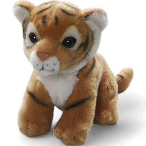 Plüschtier: Tiger braun sitzend | Kuscheltier | Stofftier