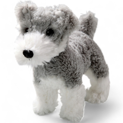 Plüschtier: Schnauzer Terrier stehend | Kuscheltier | Stofftier