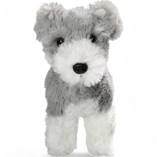 Schnauzer Terrier standing | soft toy | stuffed animal | plush toy
