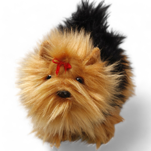 Plüschtier: Yorkshire Terrier stehend | Kuscheltier | Stofftier