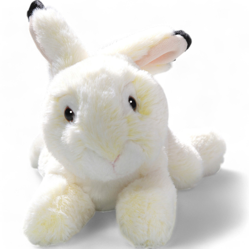 Plüschtier: Hase liegend beige | Kuscheltier | Stofftier