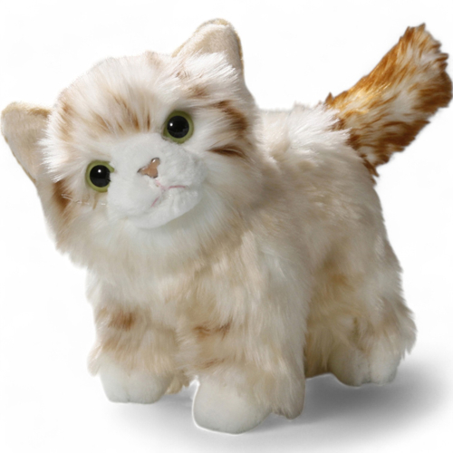 Cat standing beige | soft toy | stuffed animal | plush toy