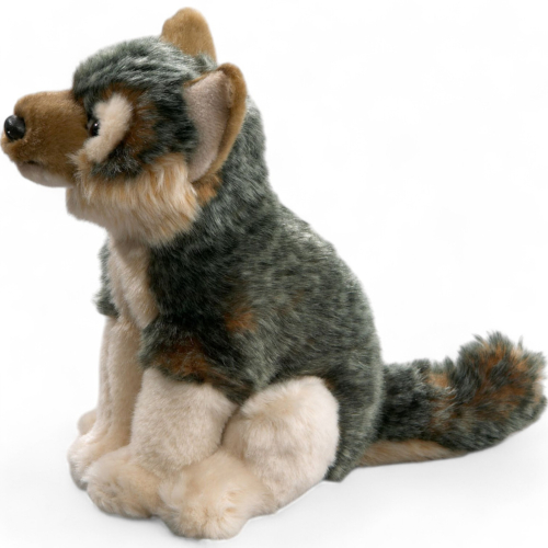 Plüschtier: Wolf sitzend | Kuscheltier | Stofftier