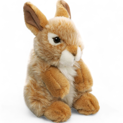 Plüschtier: Hase stehend beige | Kuscheltier | Stofftier