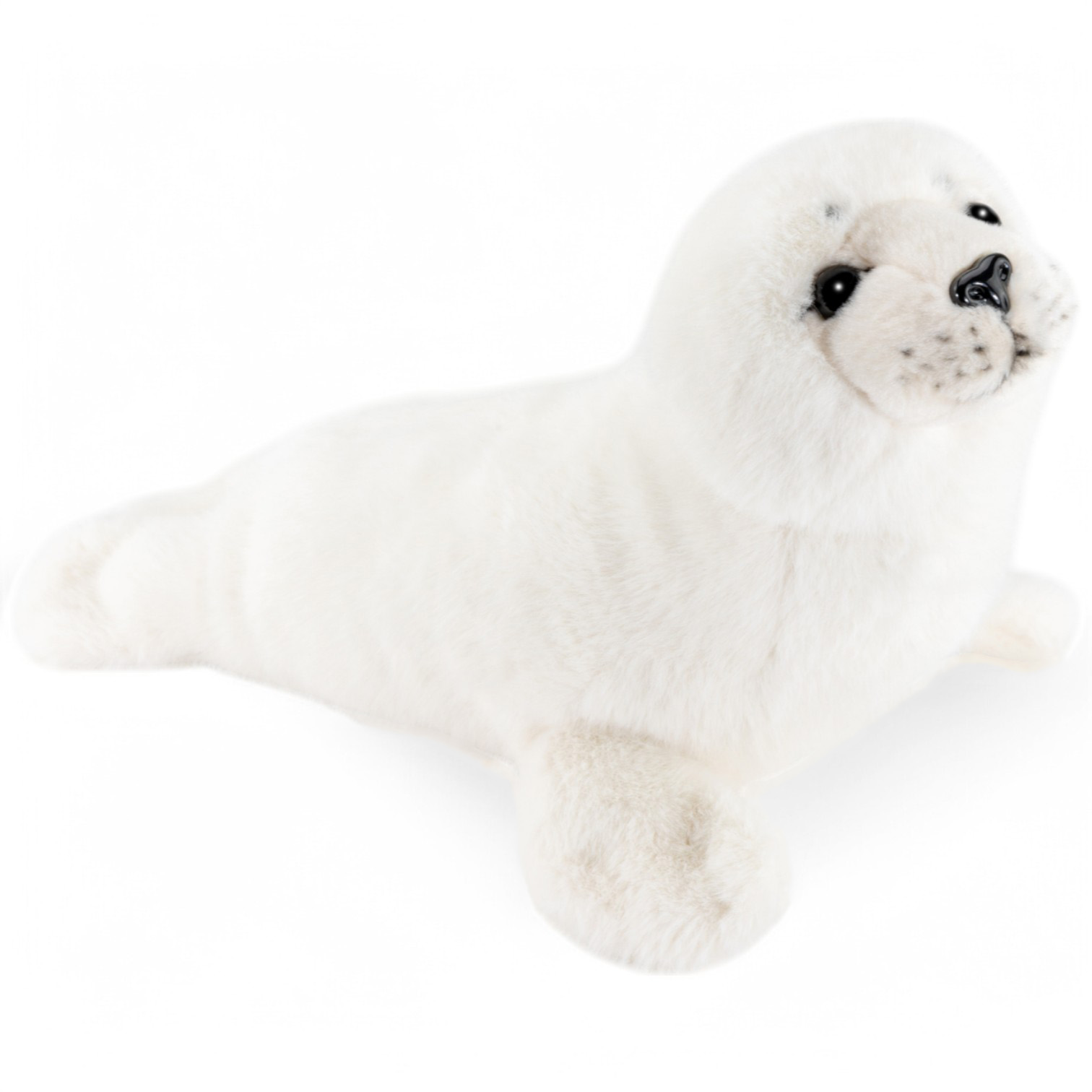 Kuscheltier Seehund weiß