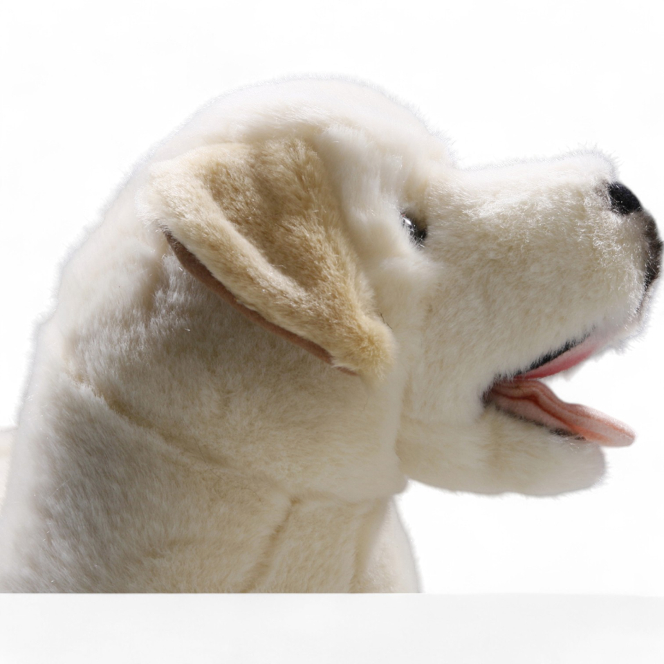 Plüschtier: Labrador liegend beige | Kuscheltier | Stofftier