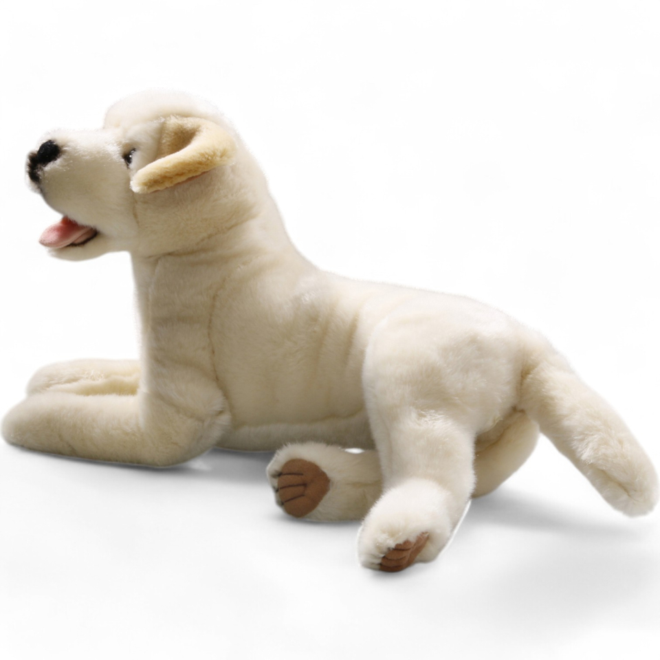 Plüschtier: Labrador liegend beige | Kuscheltier | Stofftier