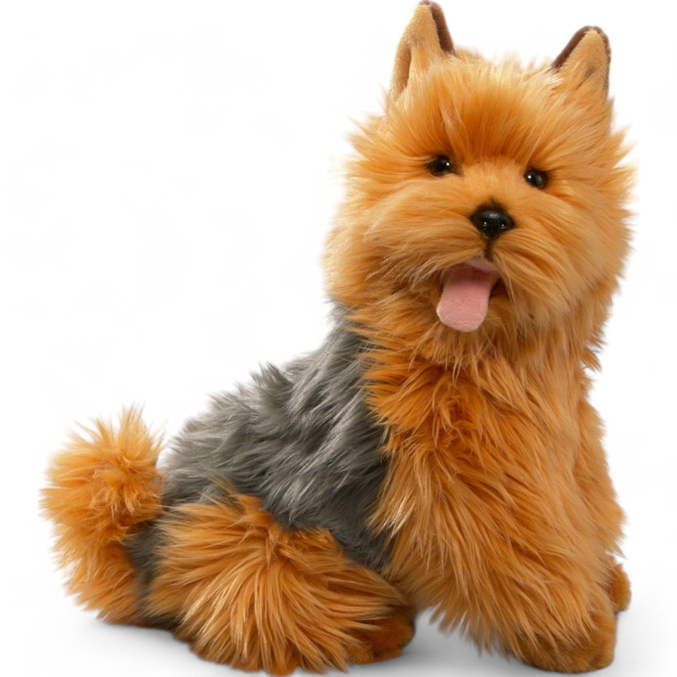 Plüschtier: Australischer Terrier sitzend | Kuscheltier | Stofftier